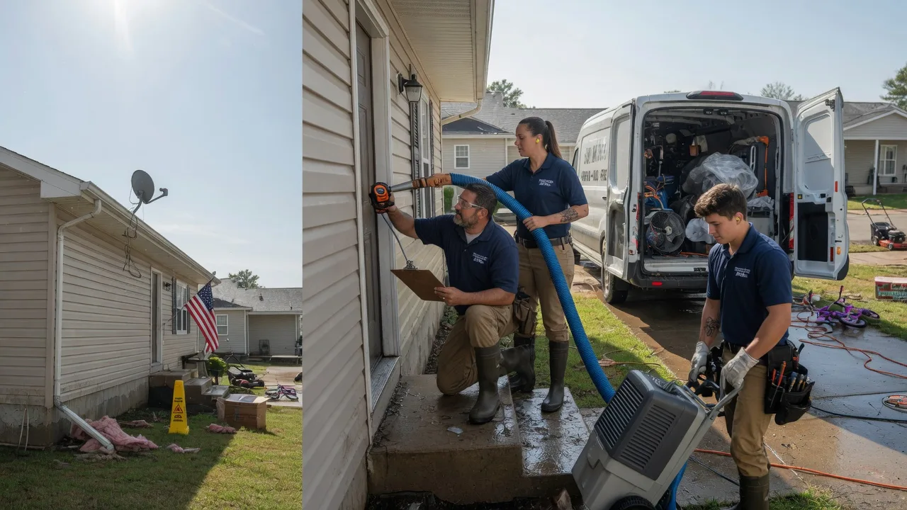 Ceiling Water Damage Restoration in Paul, ID near me